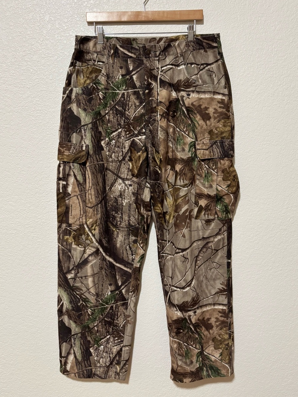 Cabela’s Men’s 36R Camo Cargo Hunting Pants Woodland Camouflage